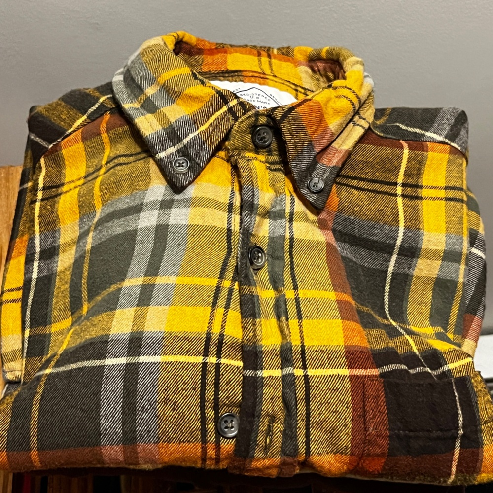 St. John’s Bay flannel plaid shirt